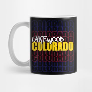 Lakewood Colorado Typography Mug